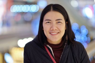 Portrait of a smiling young woman