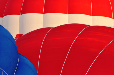 Full frame shot of hot air balloon