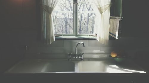 High angle view of room