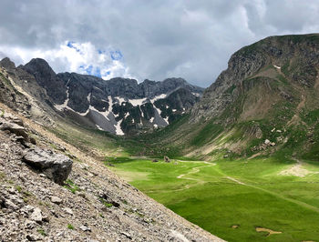 Scenic view of landscape against sky