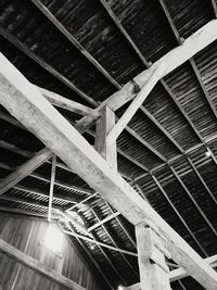 Low angle view of architectural detail of roof