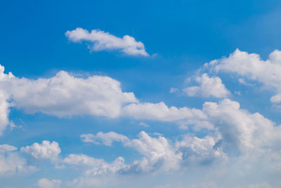 Low angle view of clouds in sky