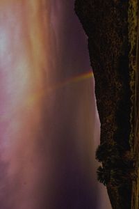 Close-up of multi colored lights against sky