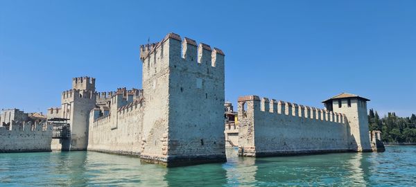 View of old building against sky