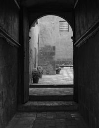 Entrance of old building