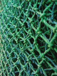 Full frame shot of fishing net