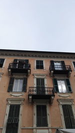 Low angle view of residential building