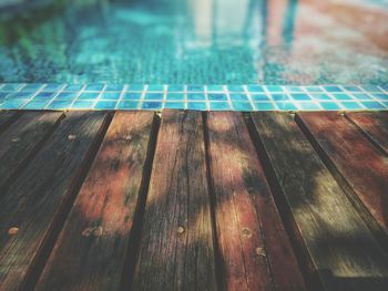 Close-up of wooden floor