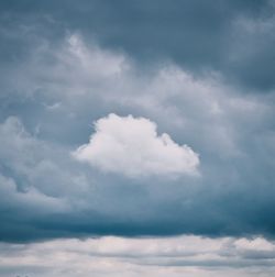 Low angle view of clouds in sky