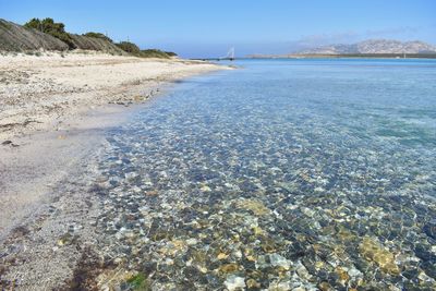 Scenic view of bay