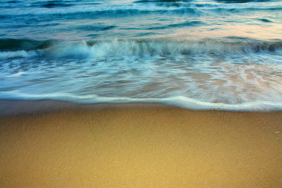 Scenic view of sea waves