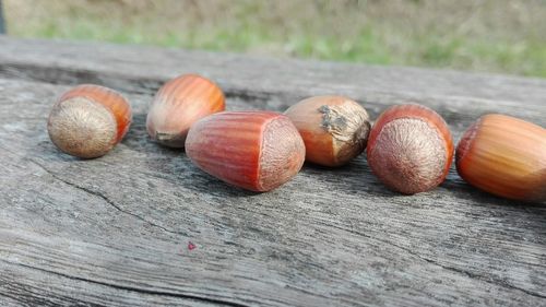 Close-up of wooden plank