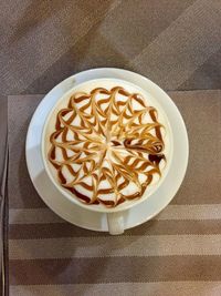 Directly above shot of cake