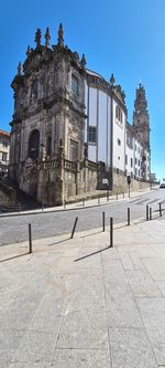 View of historic building against clear sky