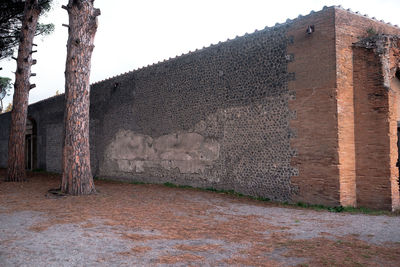 View of old building against sky