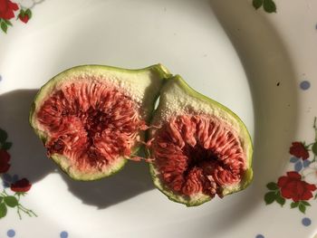 Close-up of flower in plate