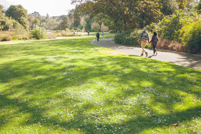 People in park