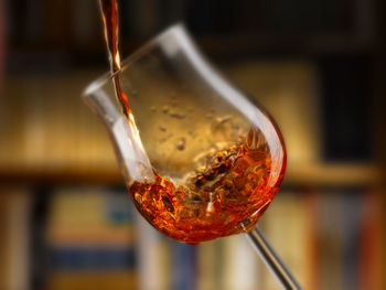 Close-up of drink in glass