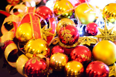 Full frame shot of christmas decoration