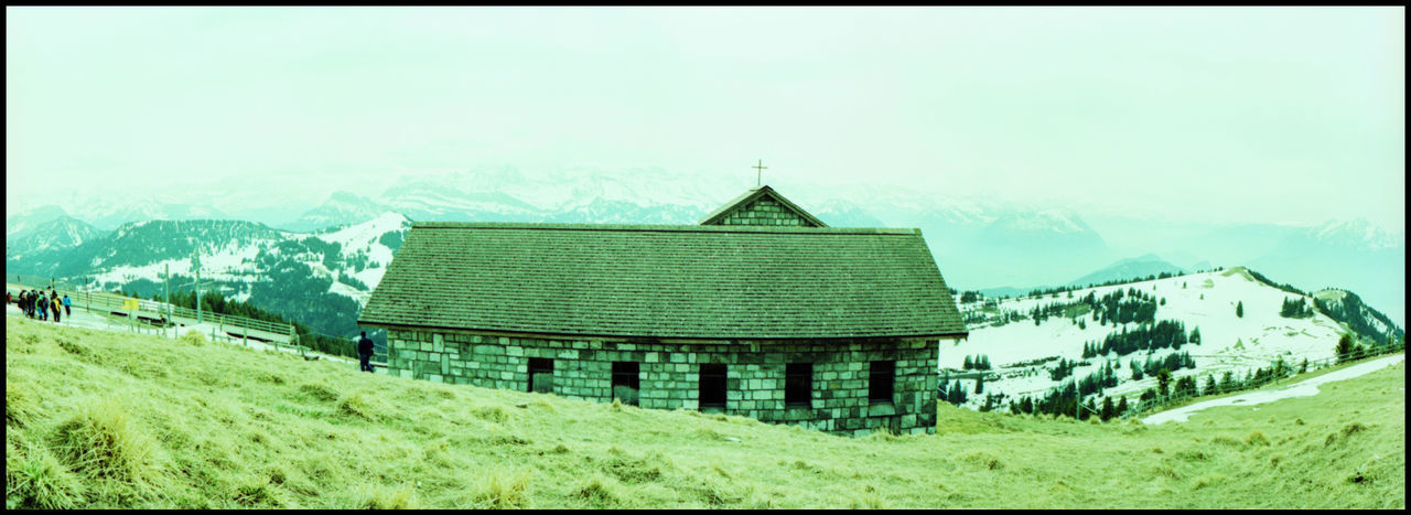 PANORAMIC SHOT OF BUILDING AGAINST SKY