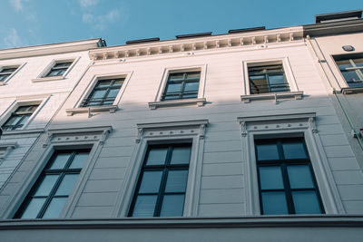 Low angle view of building against sky