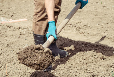 Low section of men working