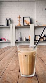 Close-up of drink on table