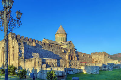 Svetitskhoveli cathedral is an orthodox christian cathedral located in mtskheta, georgia
