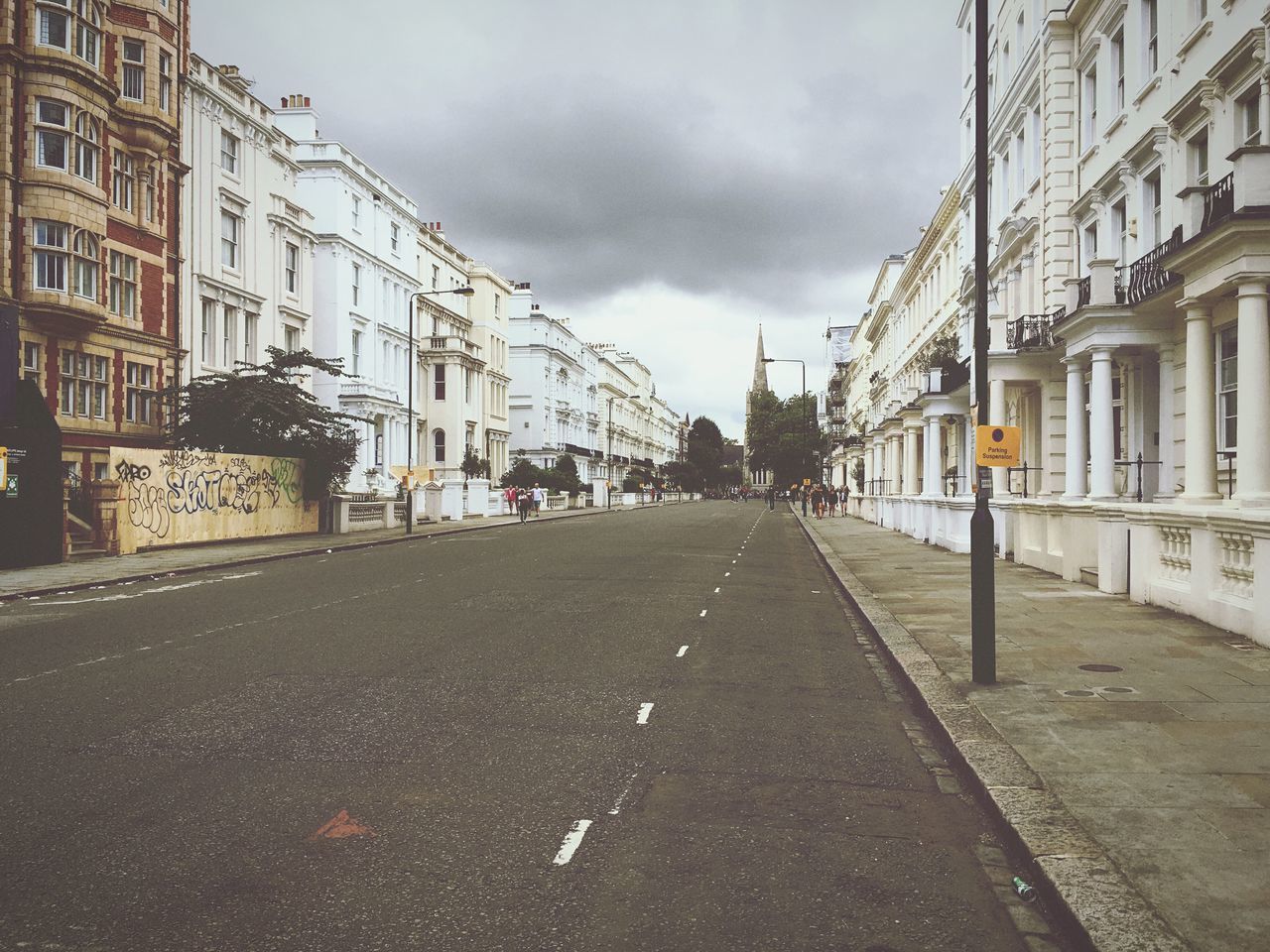 built structure, building exterior, architecture, sky, city, transportation, the way forward, road, cloud - sky, outdoors, day, no people