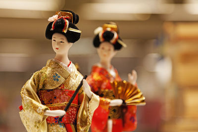 Two japanese geisha dolls found on flea market