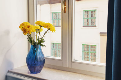 Close-up of flower vase