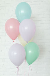 Close-up of balloons