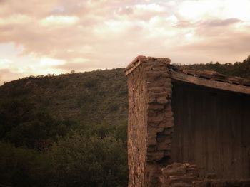 Old ruins against sky