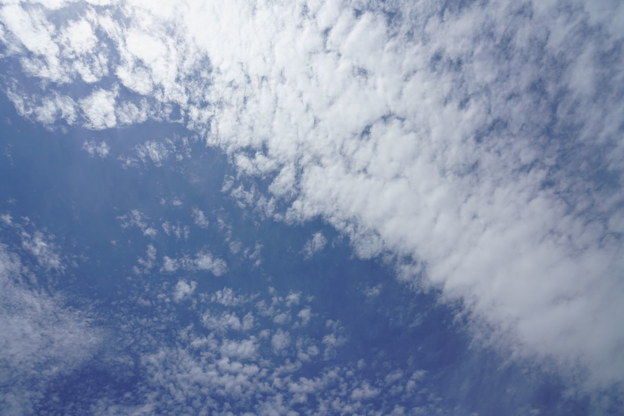 LOW ANGLE VIEW OF CLOUDSCAPE