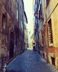 Narrow alley in old town