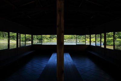 Interior of bridge