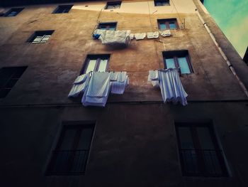 Low angle view of old building