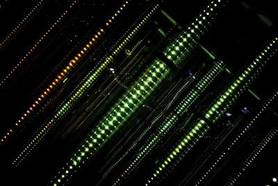 Low angle view of illuminated building