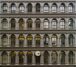 Close-up of building with windows