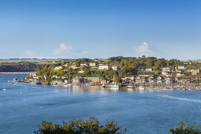 View of kinsale from mouth of the river bandon, ireland