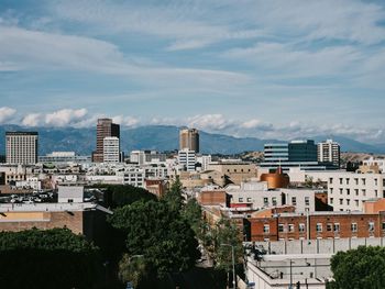 Cityscape against sky