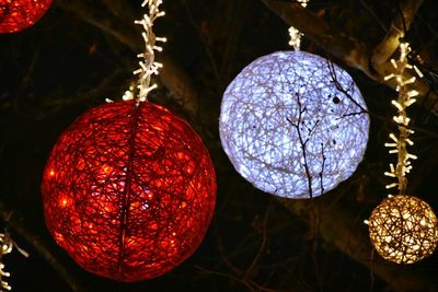 Close-up of christmas ornament