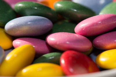 Full frame shot of multi colored candies