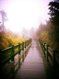 View of footbridge