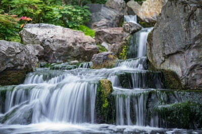 View of waterfall