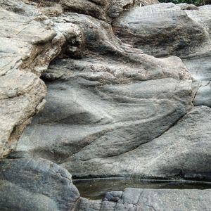 Close-up of rock formation