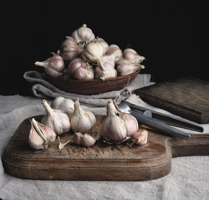 Close-up of vegetables on table