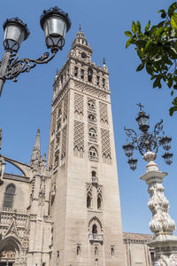 Low angle view of building against sky