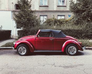 Car parked outside building