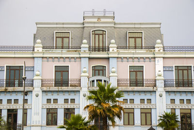 Famous building in the city center. batumi old town.